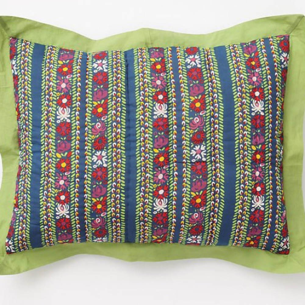 Anthropologie Wildfield King Sham Set (Set of 2)